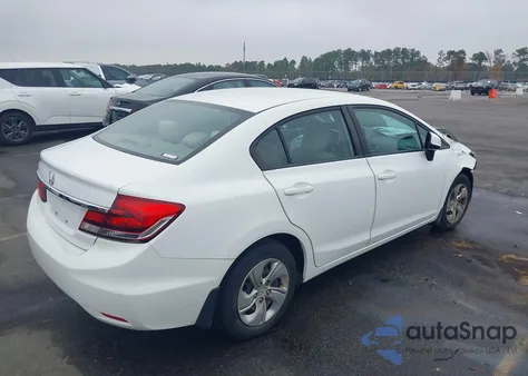 2013 Honda Civic Lx из США, поврежденный, VIN 19XFB2F5XDE026847